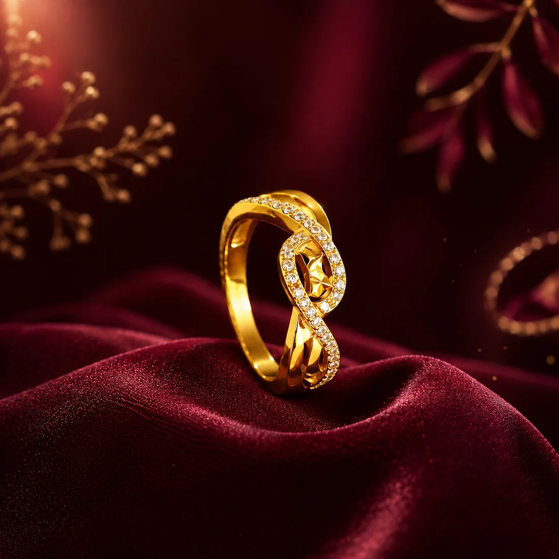 Interlocking Band Ring